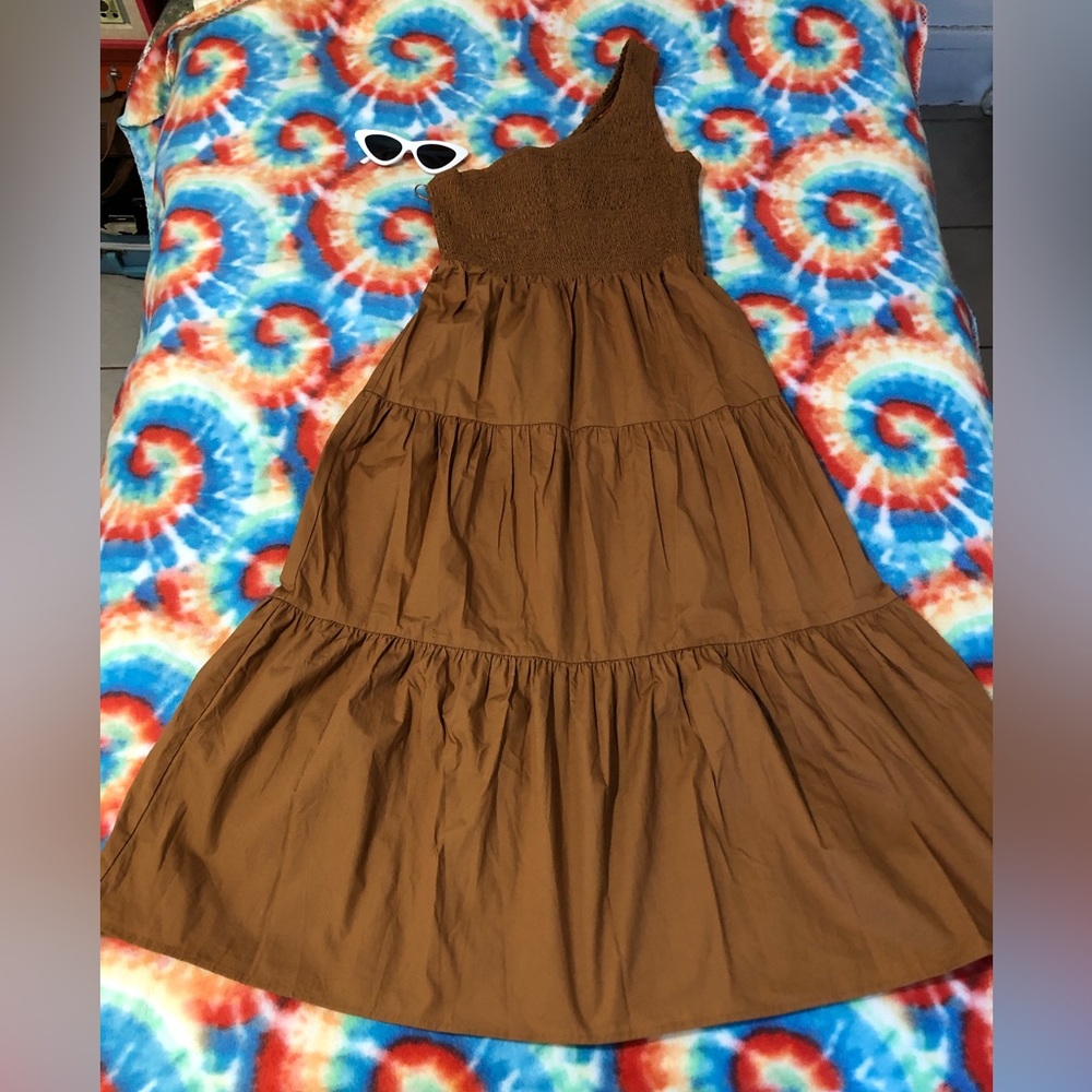 Summer one shoulder sundress